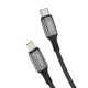 Кабель XO NB-Q180A PD 20W / 1m Type-c to Lightning Black