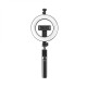 Монопод-трипод XO SS12 with fill light Bluetooth selfie stick Direct broadcast tripod 0.95m Black