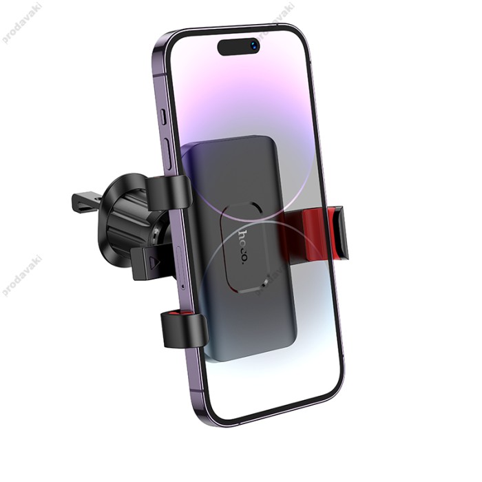 Автомобільний тримач Hoco H21 Dragon automatic clamp car holder (air outlet) Black