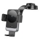 Автомобільний тримач із бездротовою зарядкою Hoco HW14 Speed wireless fast charging (center console) Black
