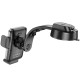 Автомобільний тримач із бездротовою зарядкою Hoco HW14 Speed wireless fast charging (center console) Black