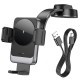 Автомобільний тримач із бездротовою зарядкою Hoco HW14 Speed wireless fast charging (center console) Black