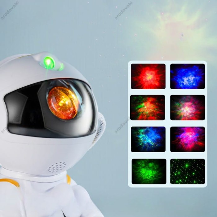 Нічний світильник-проектор XO CF4 mini Astronaut Sky Projection Lamp (No Extral Refund) White