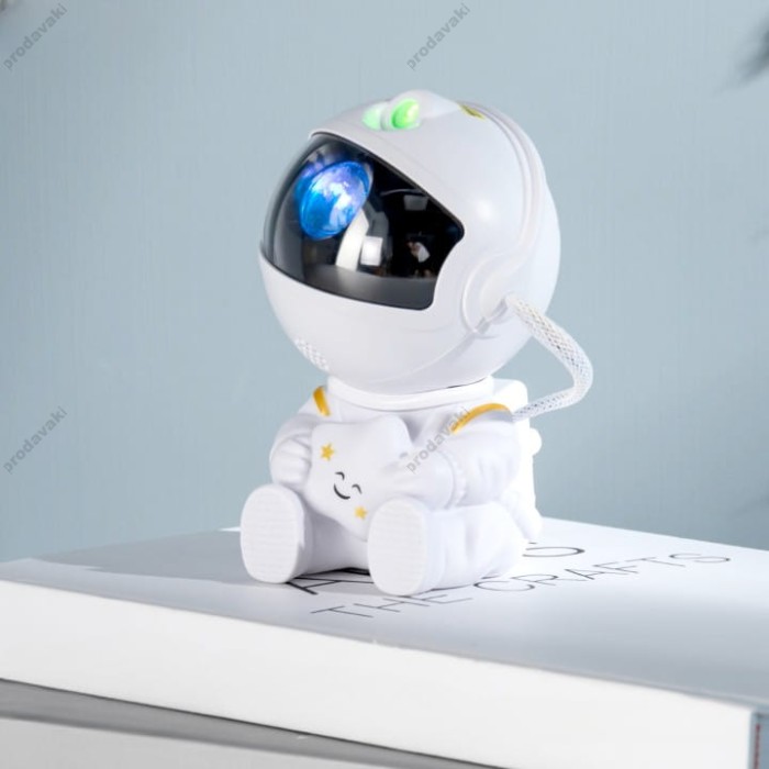 Нічний світильник-проектор XO CF4 mini Astronaut Sky Projection Lamp (No Extral Refund) White