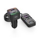 FM - трансмітер XO BCC13 Bluetooth MP3 expansion rear row plug 5V 3.1A Black