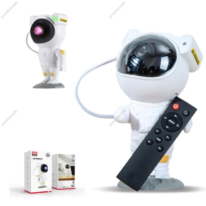Нічний світильник-проектор XO CF1 Astronaut Star Projector Lamp White