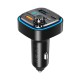 FM - трансмітер XO BCC08 Car Charger with Ambient Light PD 2USB 3.1A black