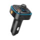 FM - трансмітер XO BCC08 Car Charger with Ambient Light PD 2USB 3.1A black