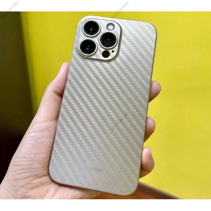 Карбоновий чохол K-Doo Air Carbon для iPhone 16 Titanium