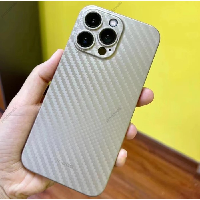 Карбоновий чохол K-Doo Air Carbon для iPhone 16 Titanium