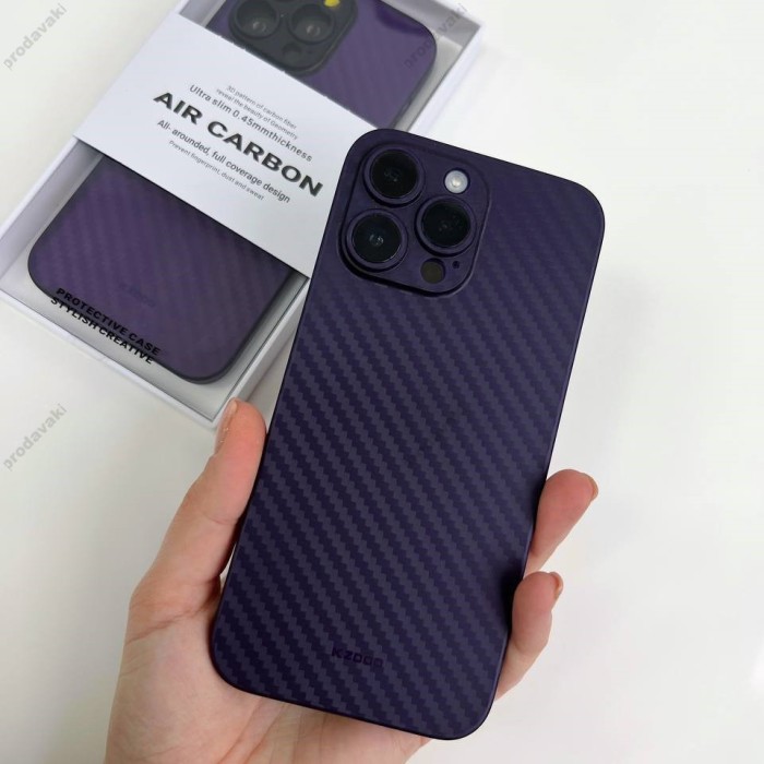 Карбоновий чохол K-Doo Air Carbon для iPhone 11 Чорний