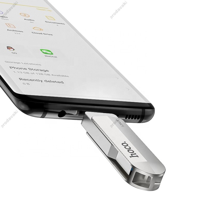флеш Накопичувач USB HOCO UD10 Wise USB 3.0 / Type-C 128Gb флешка usb type c + flash usb type c + флешка usb