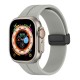 Ремінець Magnetic Silicone Strap Wrist Band для Apple Watch 42mm / 44mm / 45mm / 49mm Grey