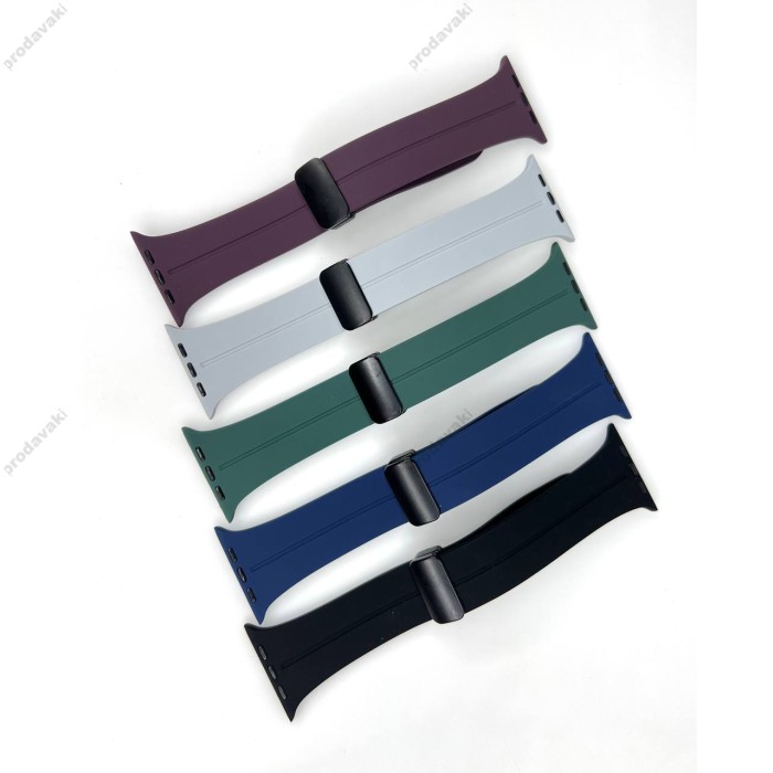 Ремінець Magnetic Silicone Strap Wrist Band для Apple Watch 42mm / 44mm / 45mm / 49mm Yan Qing