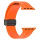 Ремінець Magnetic Silicone Strap Wrist Band для Apple Watch 38mm / 40mm / 41mm Orange