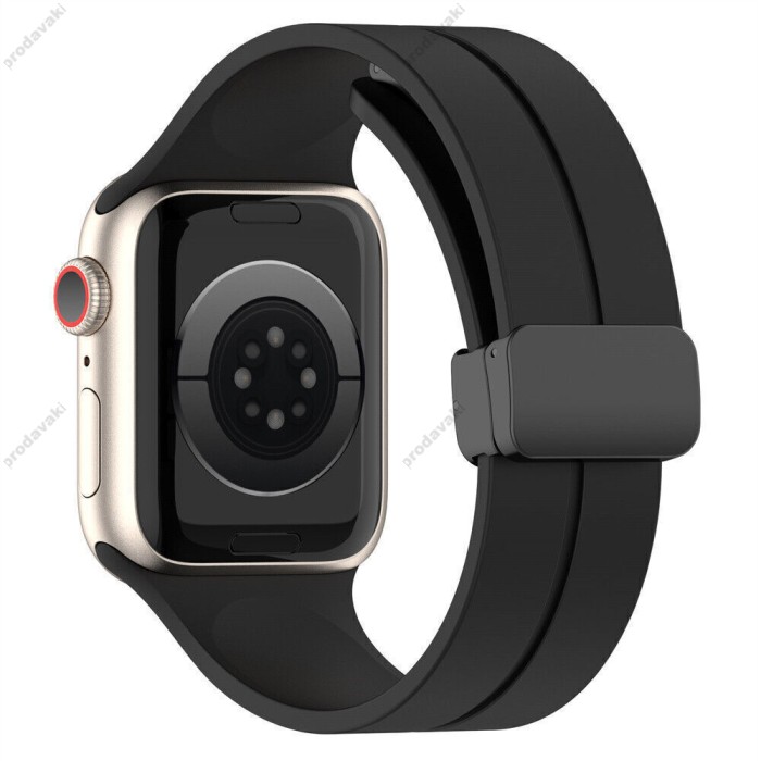 Ремінець Magnetic Silicone Strap Wrist Band для Apple Watch 42mm / 44mm / 45mm / 49mm Premium blue