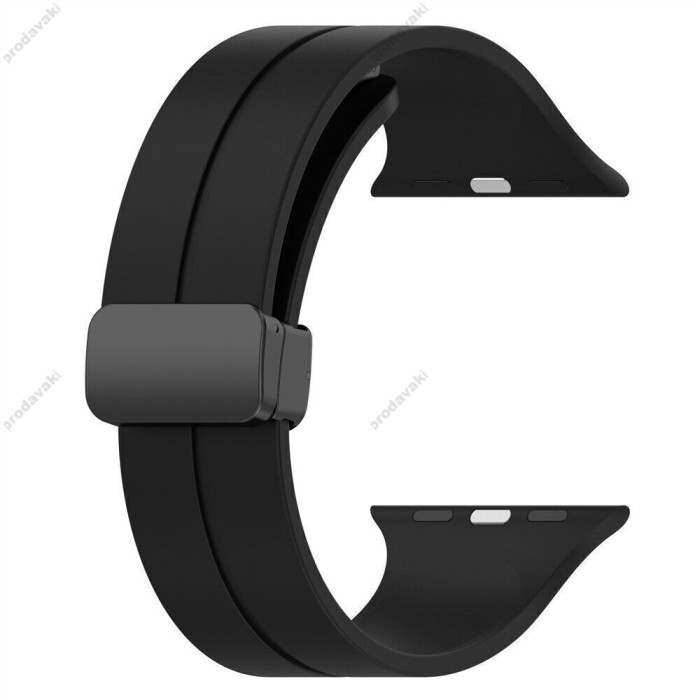Ремінець Magnetic Silicone Strap Wrist Band для Apple Watch 42mm / 44mm / 45mm / 49mm Premium blue