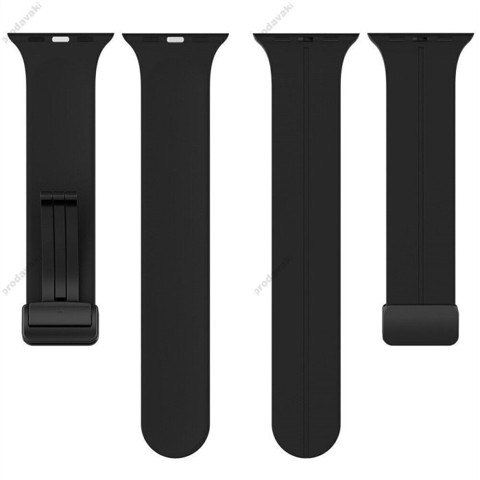 Ремінець Magnetic Silicone Strap Wrist Band для Apple Watch 42mm / 44mm / 45mm / 49mm Premium blue