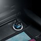 Автомобільний зарядний пристрій Baseus Circular Plastic A+A QC3.0 5A 30W Black CCALL-YD01
