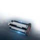 Автомобільний зарядний пристрій Baseus Circular Plastic A+A QC3.0 5A 30W Black CCALL-YD01