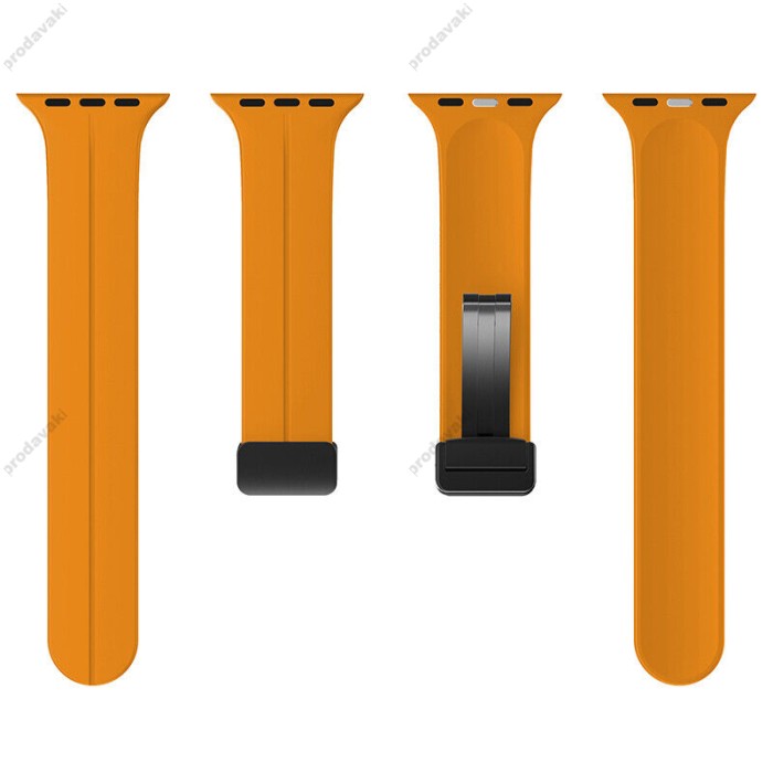 Ремінець Magnetic Silicone Strap Wrist Band для Apple Watch 38mm / 40mm / 41mm Brown