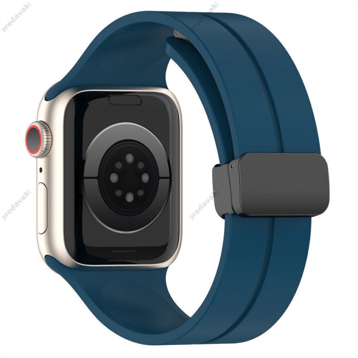 Ремінець Magnetic Silicone Strap Wrist Band для Apple Watch 42mm / 44mm / 45mm / 49mm Yan Qing