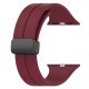 Ремінець Magnetic Silicone Strap Wrist Band для Apple Watch 38mm / 40mm / 41mm Red wine