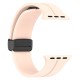 Ремінець Magnetic Silicone Strap Wrist Band для Apple Watch 38mm / 40mm / 41mm Pink sand