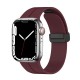Ремінець Magnetic Silicone Strap Wrist Band для Apple Watch 38mm / 40mm / 41mm Red wine