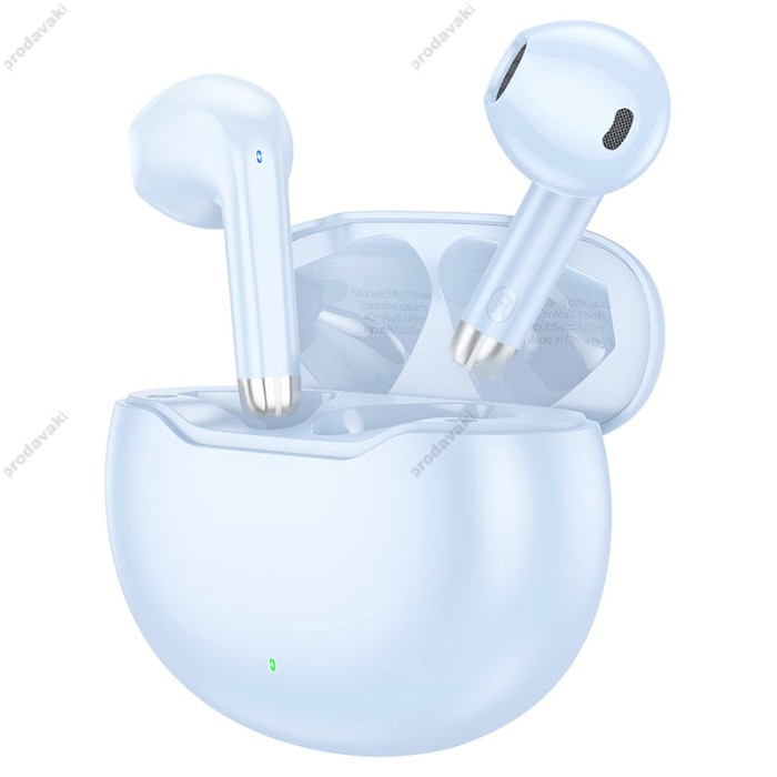 Бездротові Bluetooth навушники Hoco EW61 June true wireless BT 5.3 Blue