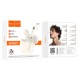 Бездротові Bluetooth навушники Hoco EW61 June true wireless BT 5.3 Milky White