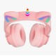 Бездротові Bluetooth навушники LED CH UNICORN STN-27 Pink