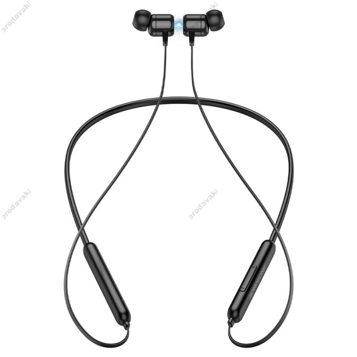 Бездротові навушники Bluetooth BOROFONE BE58 Neck hanging BT earphones Black