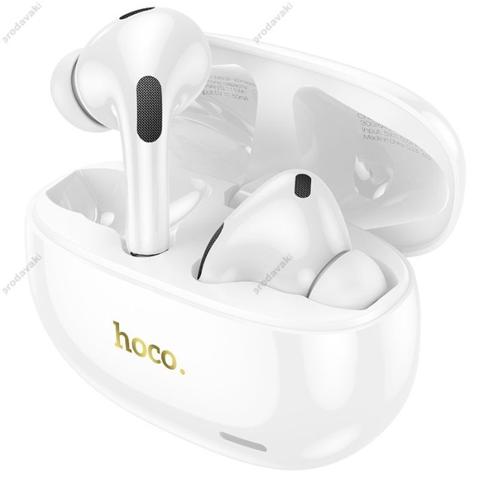 Бездротові Bluetooth навушники Hoco EW60 Plus Norman true wireless ANC headset BT 5.3 White