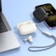 Бездротові Bluetooth навушники Hoco EQ9 Plus Duke true wireless ANC Noise Reduction BT 5.3 Milky white
