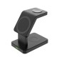 Бездротова зарядка стенд AY31 3 in 1 Fast 15W MagSafe Black