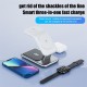Бездротова зарядка стенд Smart Y10 3 in 1 Fast 15W MagSafe white