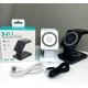 Бездротова зарядка стенд AY31 3 in 1 Fast 15W MagSafe White