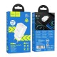 Мережевий зарядний пристрій HOCO N27 Innovative 20W White