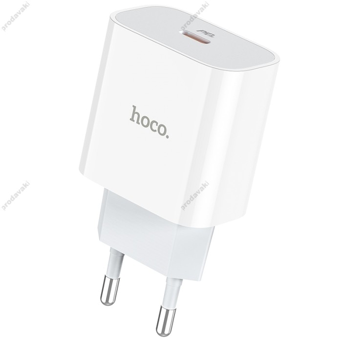 Мережевий зарядний пристрій HOCO C76A Plus Speed source 20W White