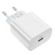 Мережевий зарядний пристрій HOCO C76A Plus Speed source 20W White