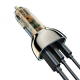 Автомобільний зарядний пристрій WiWU PC700 Dual Type-C+USB PD 80W Car Charger