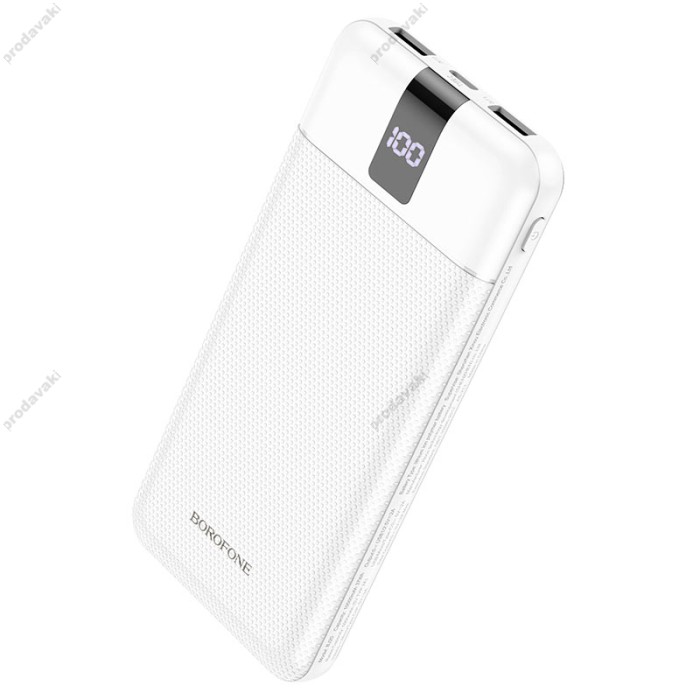 Повербанк портативний акумулятор Power bank BOROFONE BJ20 10000 mAh White