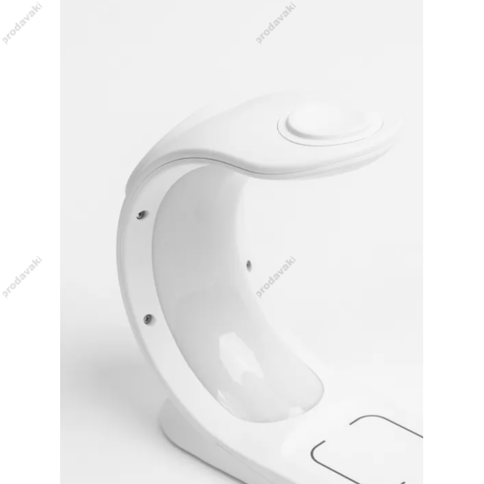 Бездротова зарядка стенд T17 3 IN 1 MagSafe RGB Light (iPhone, iWatch, AirPods) White