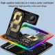 Бездротова зарядка стенд A93 5 IN 1 NEW AUTOMATIC (iPhone, iWatch, AirPods) 25W Black