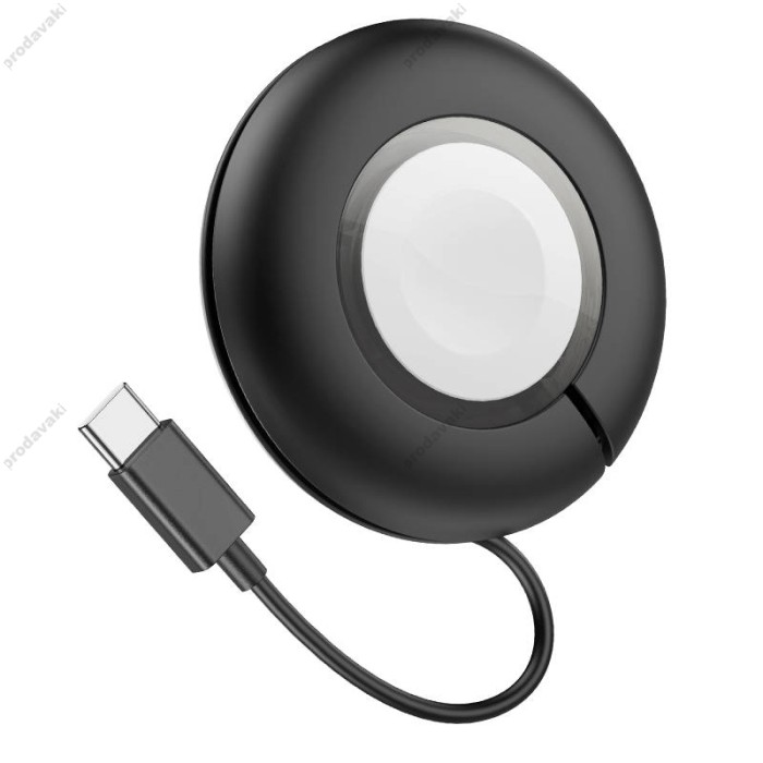 Зарядний пристрій для Apple Watch HOCO CW51 Wireless charger for iWatch Black
