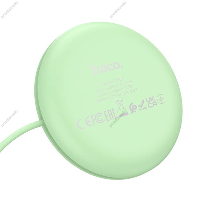Зарядний пристрій для Apple Watch HOCO CW51 Wireless charger for iWatch Blue