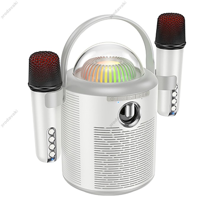 Портативная колонка Bluetooth HOCO BS59 Pearlescent BT speaker with mic 10W Cold Gray