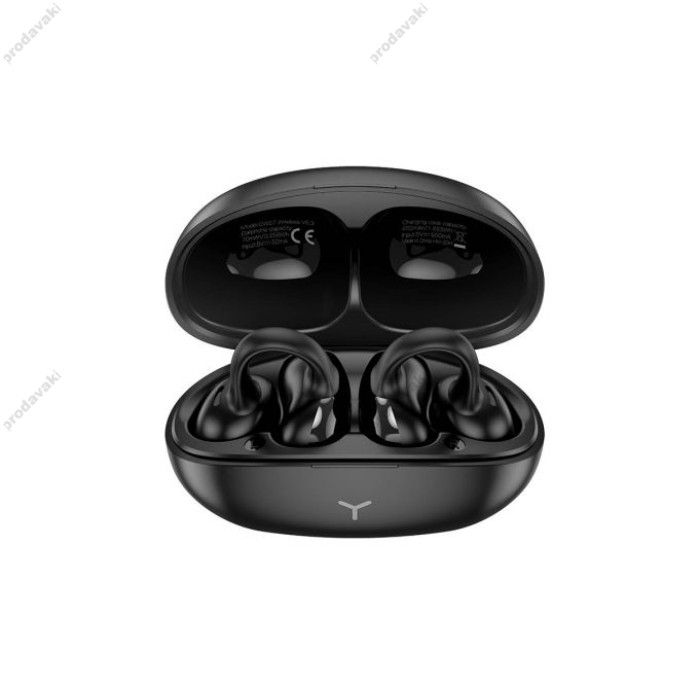 Бездротові Bluetooth навушники HOCO EW57 Auspicious clip-on true wireless headset BT 5.3 Black