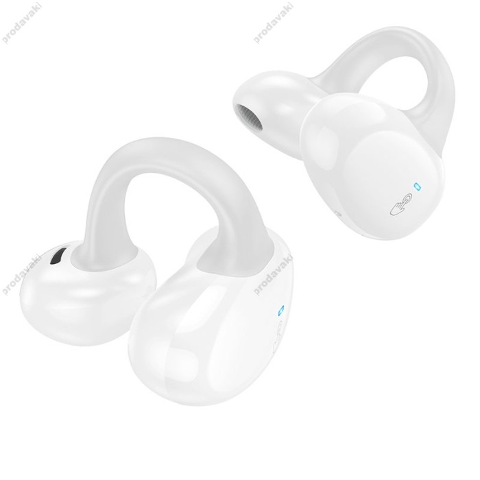Бездротові Bluetooth навушники HOCO EW57 Auspicious clip-on true бездротовий headset BT 5.3 White